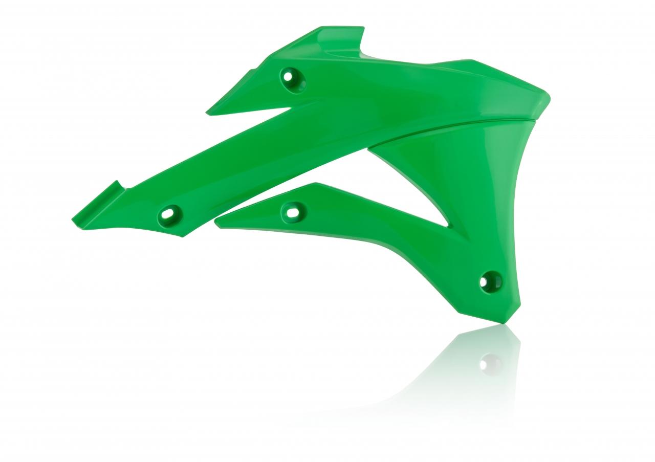 Acerbis Green 0017242.130 - Radiator Scoops - Kawasaki Kx 85/100 2014-21