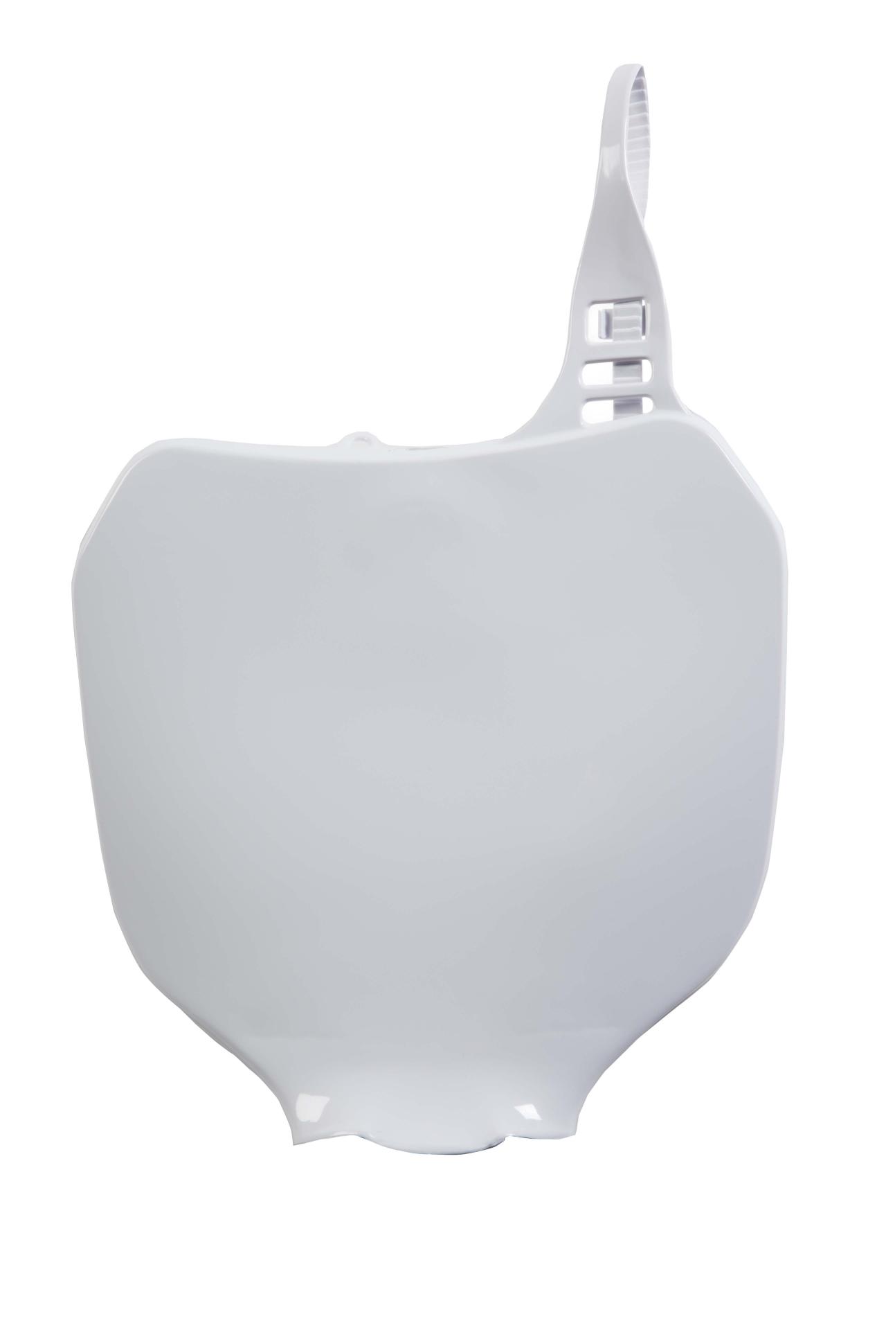 Image of 0002141.030 - Acerbis Front Number Board - Yamaha YZ 125/250 2000-05, YZF250 2001-05, YZF450 2003-05 - White White 0002141.030