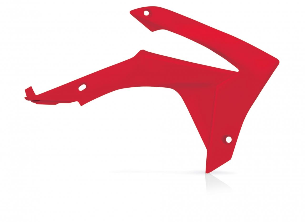 0016890.110 - Acerbis Radiator Scoops - Honda CRF250R 2014-17, CRF450R 2013-16 - Red