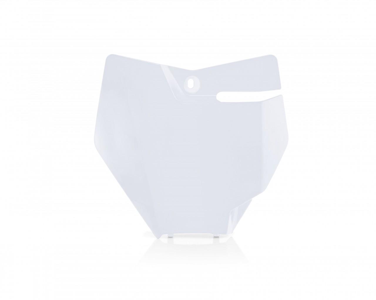 Acerbis White 2 0022927.031 - Front Number Board - Ktm Sx85 2018-24 - Off White