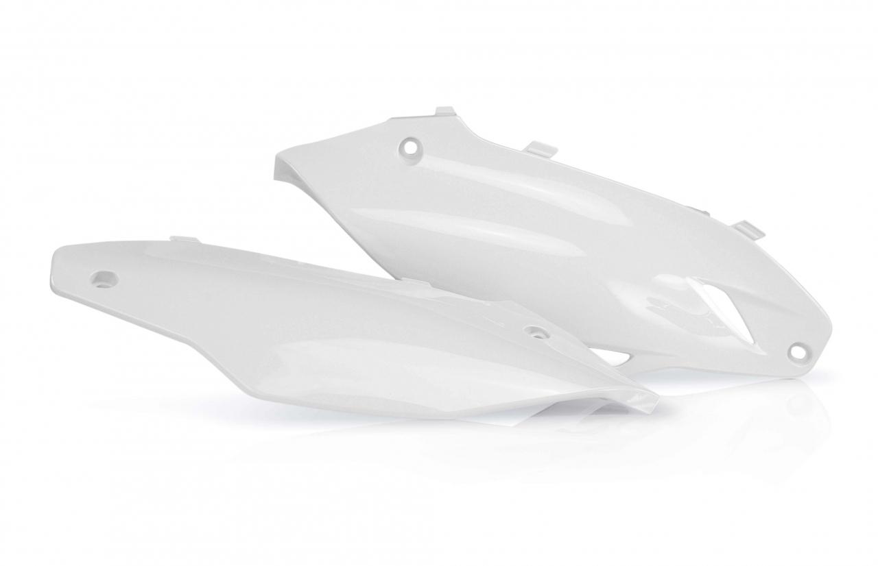 0016318.030 - Acerbis Side Panels - Kawasaki KXF250 2013-16, KXF450 2012-15 - White (OEM)