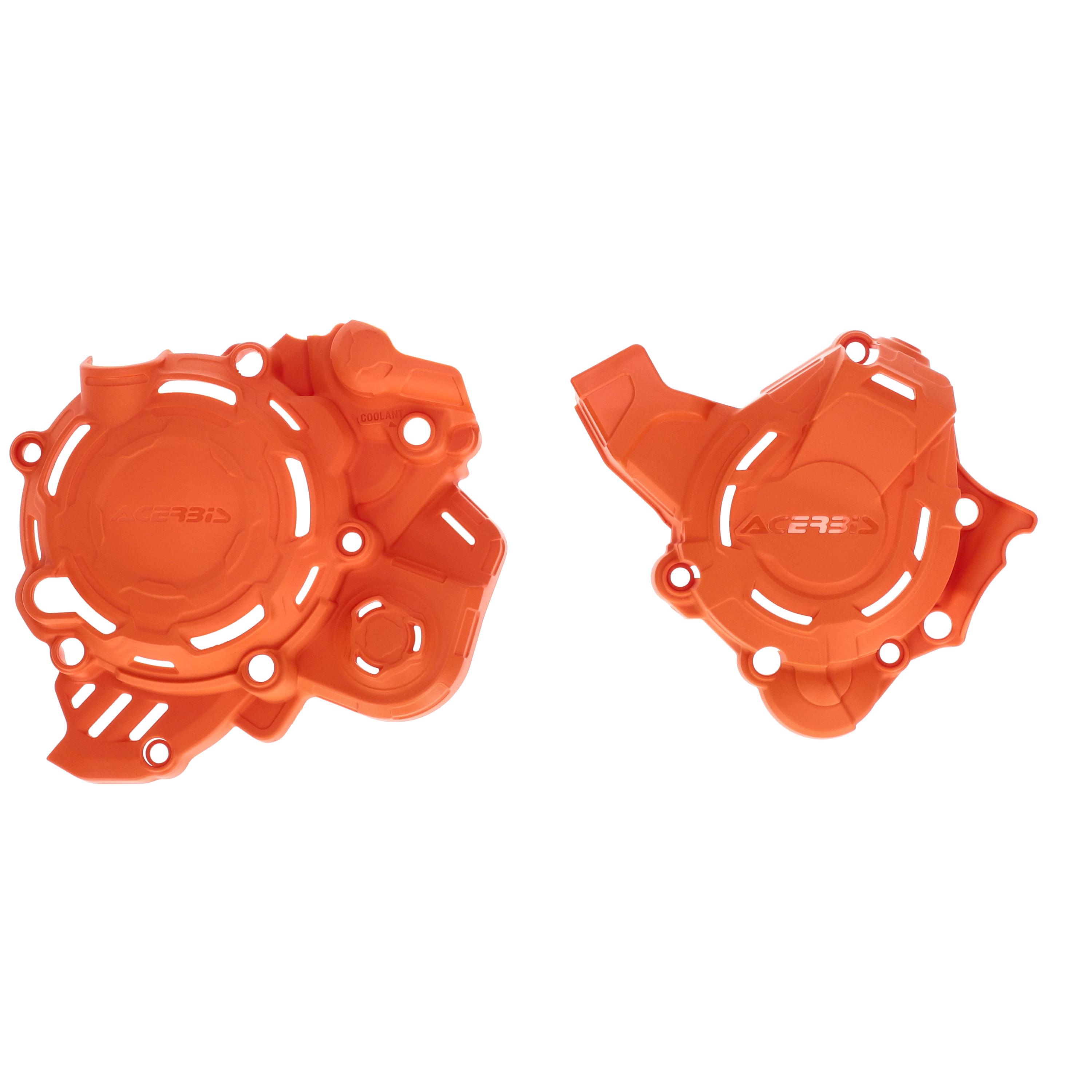 Acerbis Orange X-Power Engine Cover Kit - Ktm Sx125 & Xc125 2023-2025, Xc-W125 2025 - 16