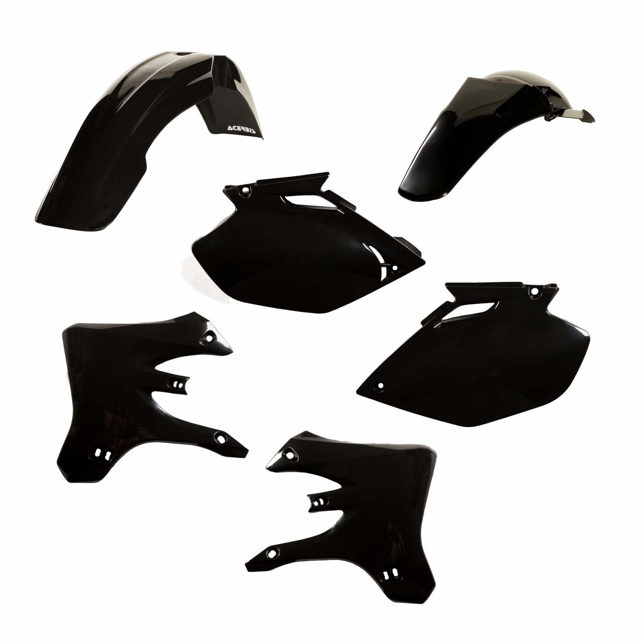 Acerbis Black 0007519.090 - Standard Plastics Kit - Yamaha Yzf 250/450 2003-05