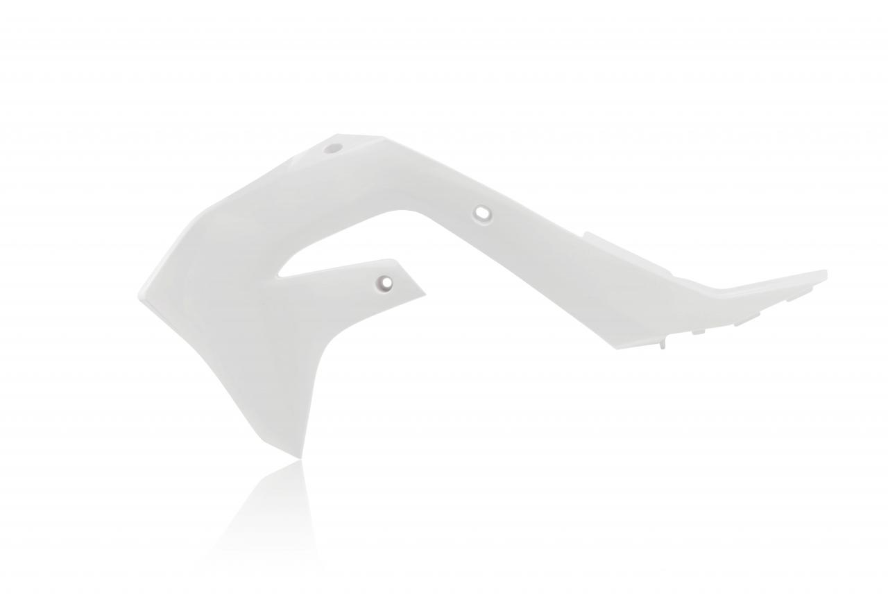 0023650.030 - Acerbis Radiator Scoops - Kawasaki KXF250 2021-2024, KXF450 2019-2023 - White image 2