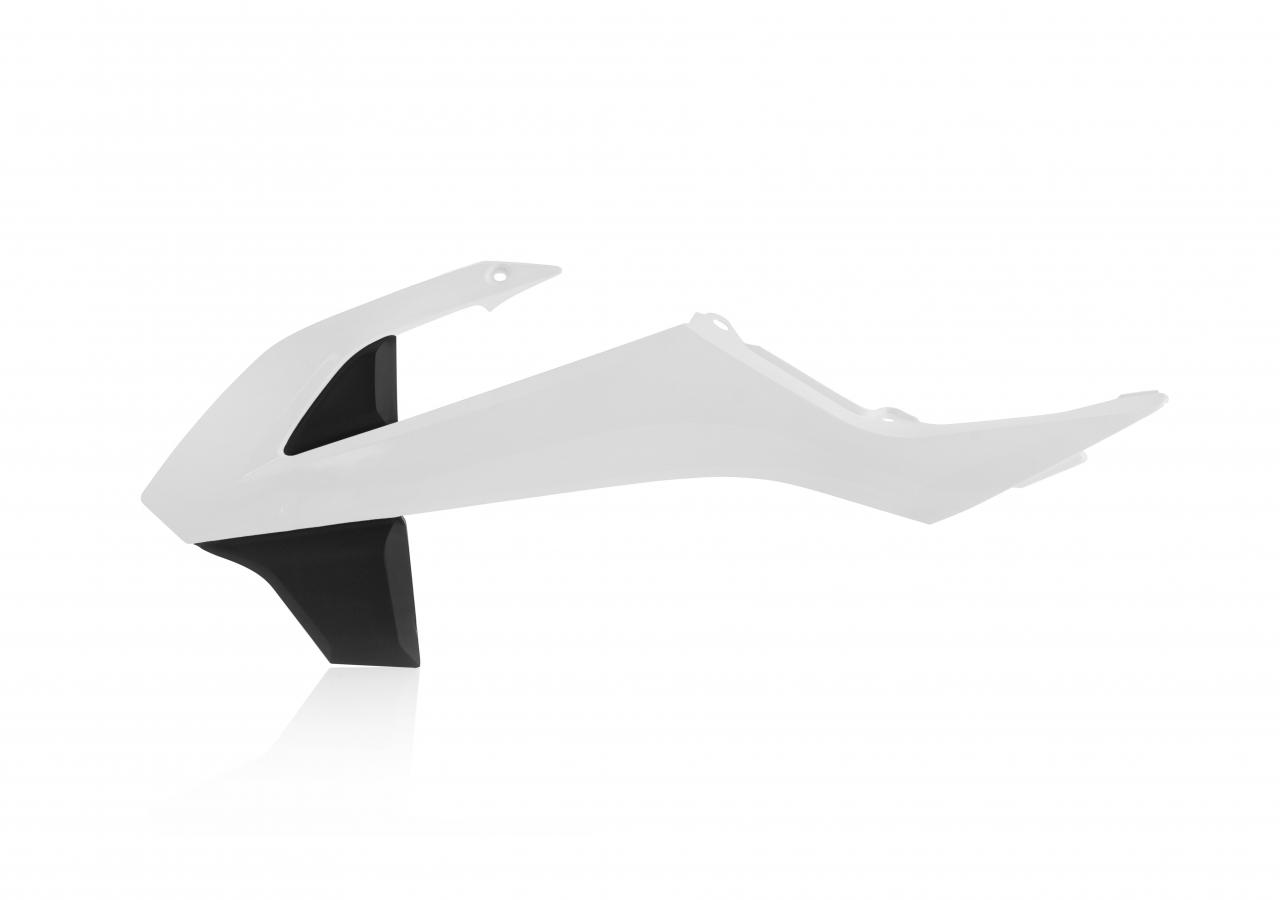 0021814.237 - Acerbis Radiator Scoops - KTM SX65 2016-23 - White/ Black image 2