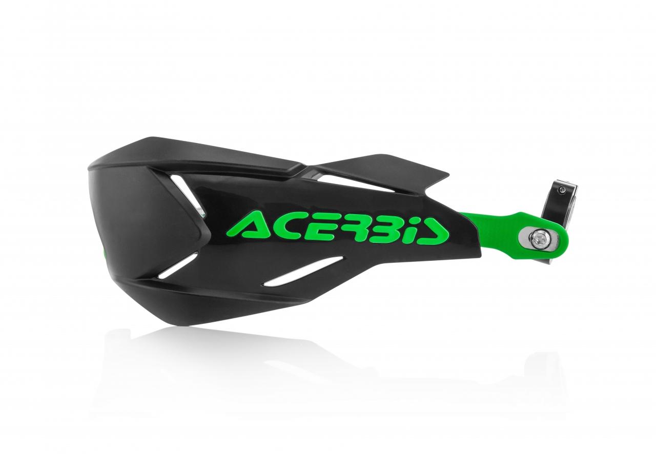 0022397.325 - Acerbis X-Factory Hand Guards - Black/ Green