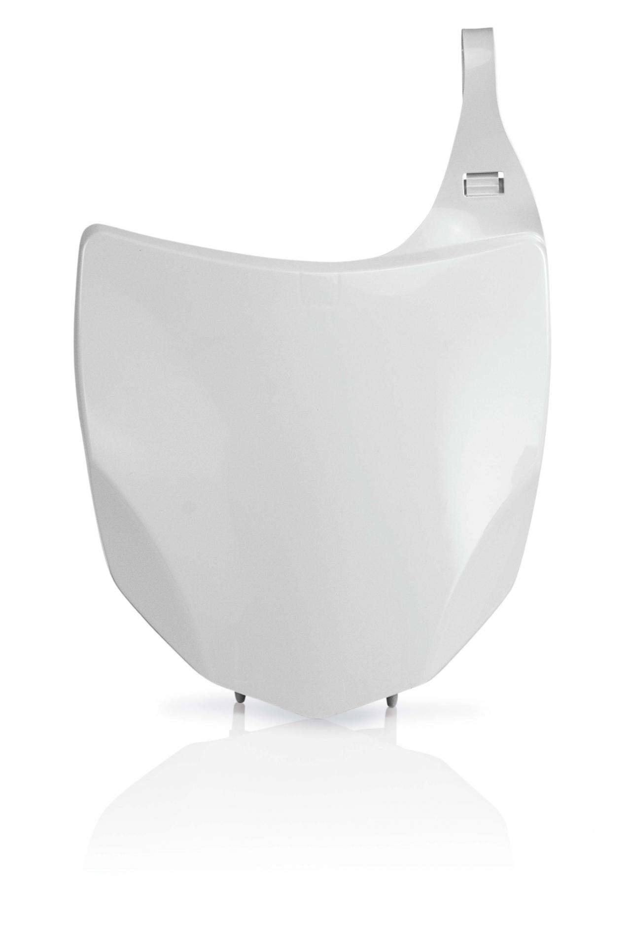 Acerbis White 0013139.030 - Front Number Board - Kawasaki Kxf 250/450 2009-12