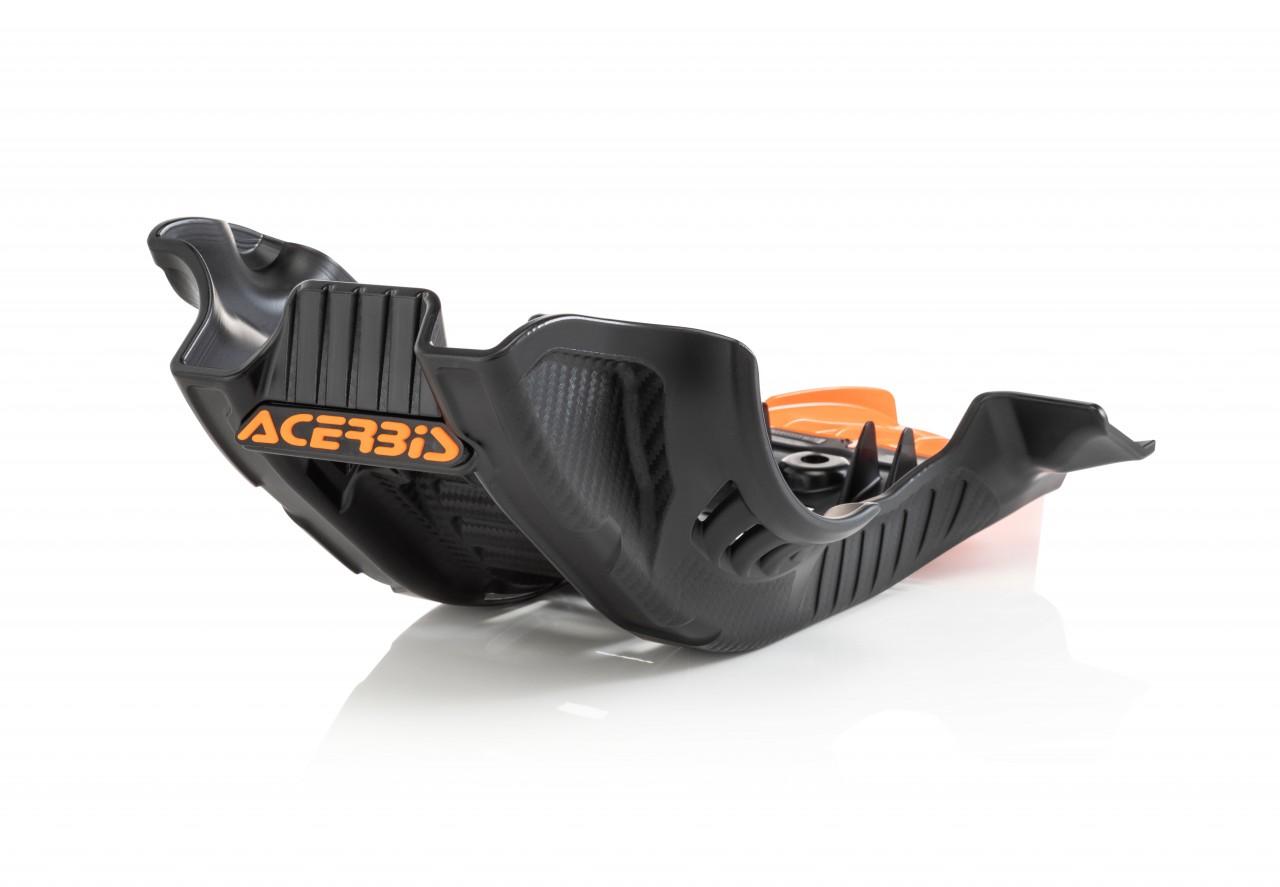 Acerbis Black/Orange 0024255.313 - Skid Plate - Ktm Sxf/ Xc-F 250/350 2019-22