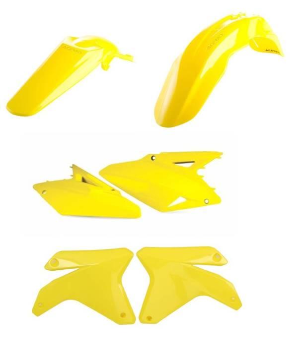 Acerbis Yellow 0008374.060 - Standard Plastics Kit - Suzuki Rmz450 2005-06