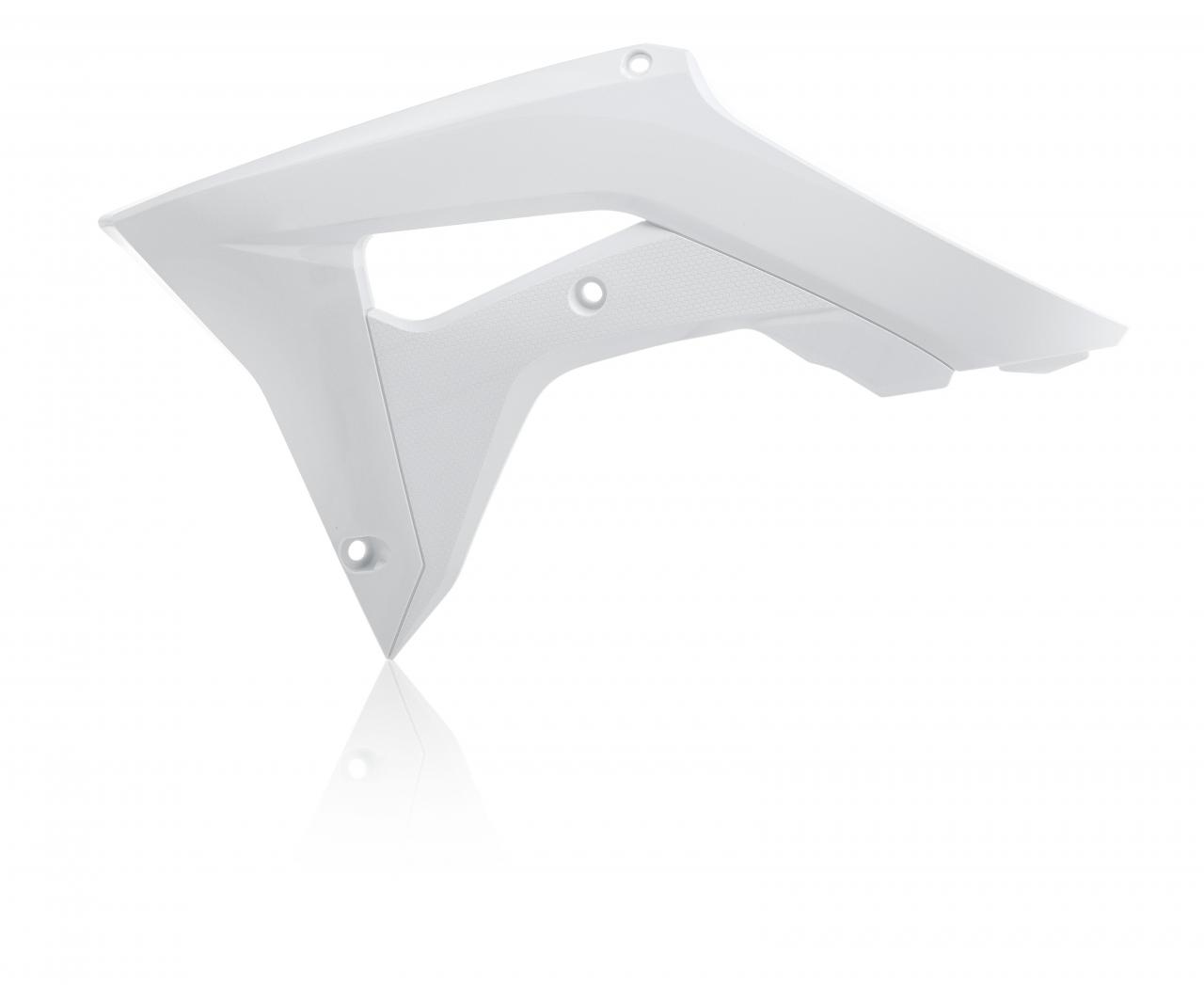 Acerbis White 0022381.030 - Radiator Scoops - Honda Crf250r 2018-21, Crf450r 2017-20
