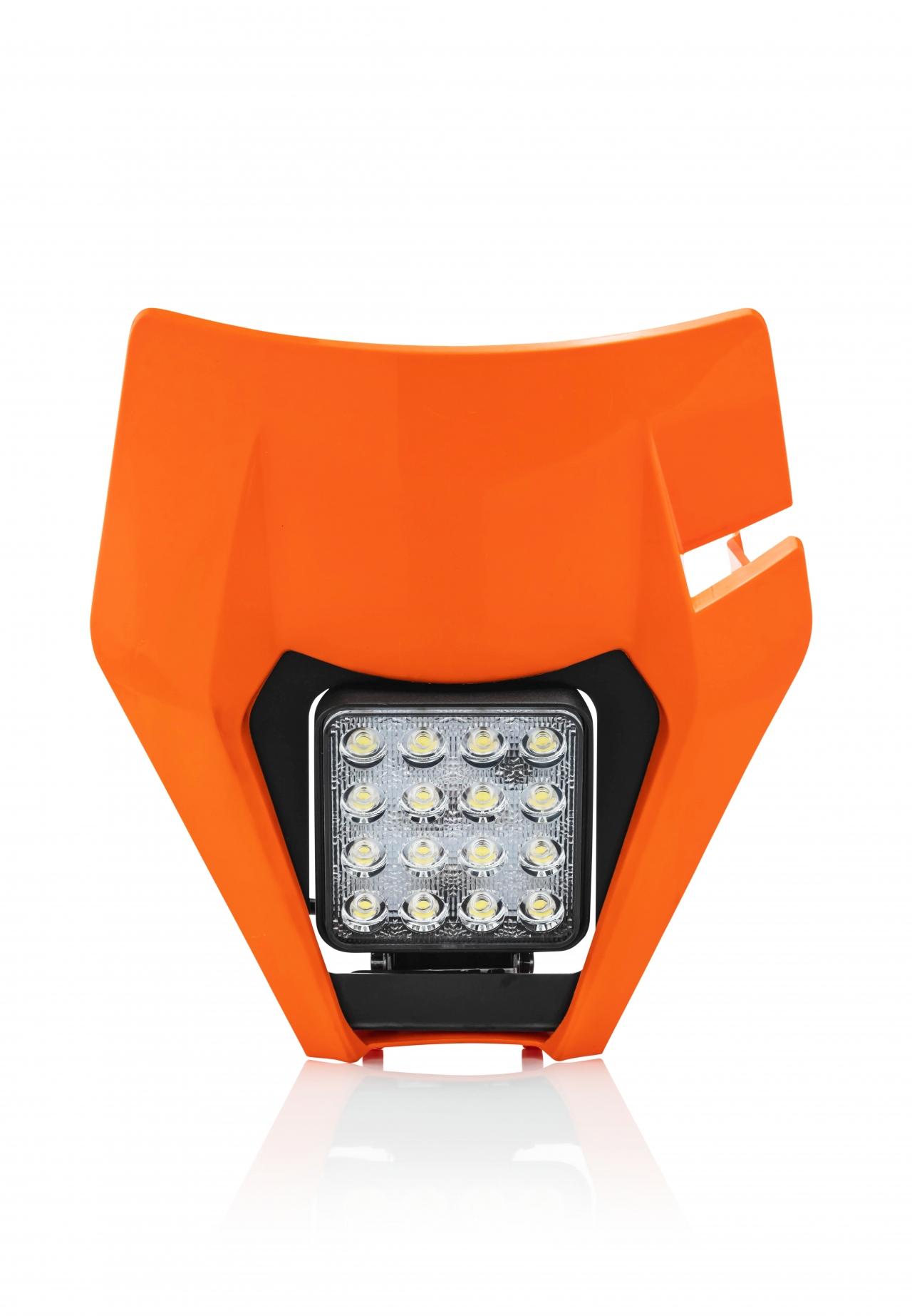 Acerbis Orange High Power Led Headlight - Ktm Exc/ Exc-F 2017-19