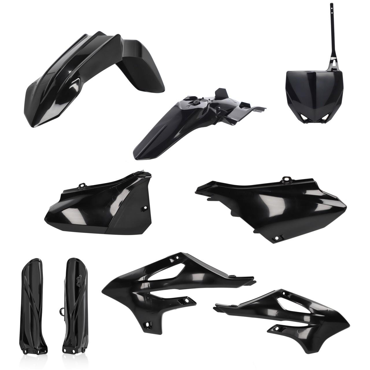 Acerbis Black 0024930.090 - Full Plastics Kit - Yamaha Yz85 2022-2025