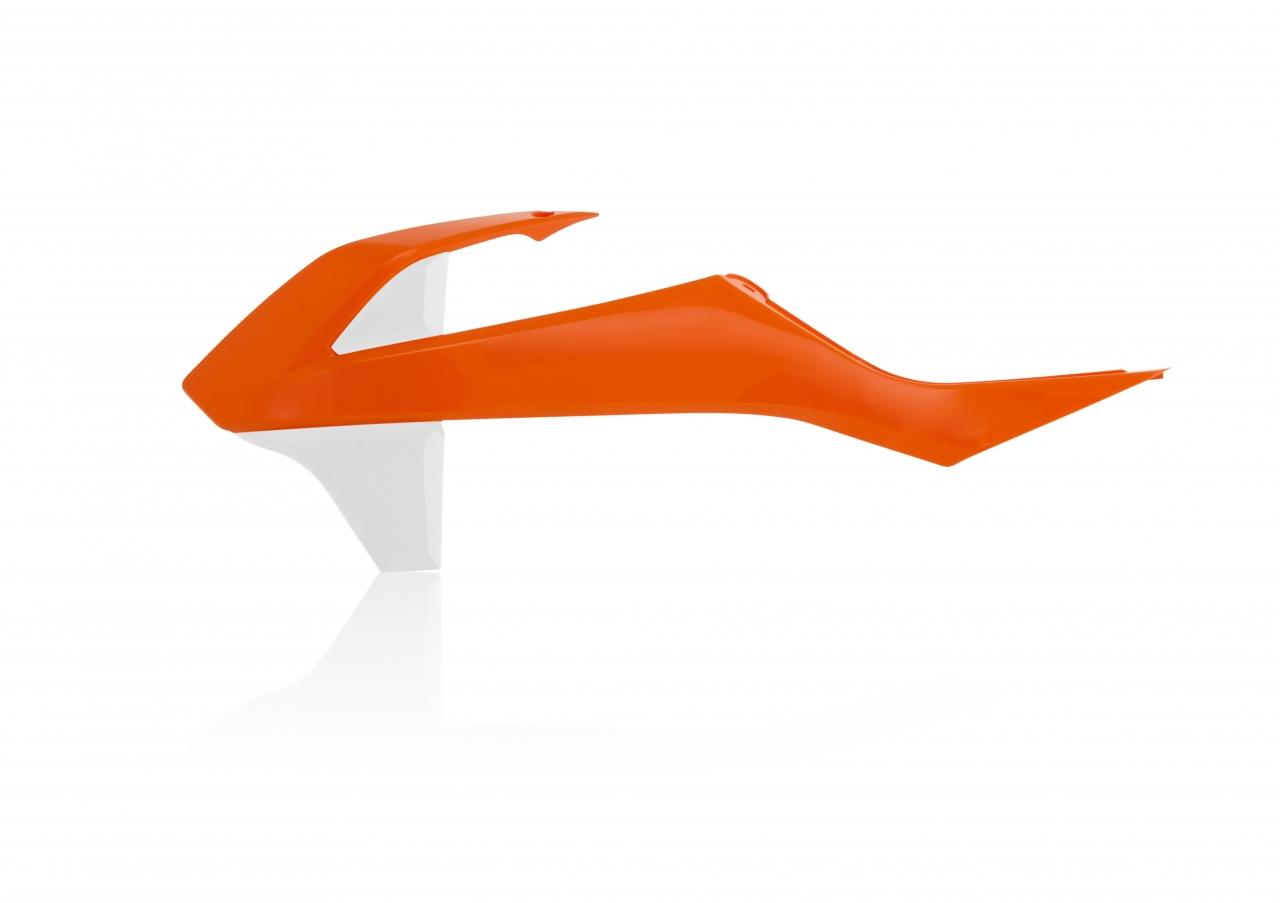 Acerbis Orange/White 0022928.203.016 - Radiator Scoops - Ktm Sx85 2018-23 - / '16