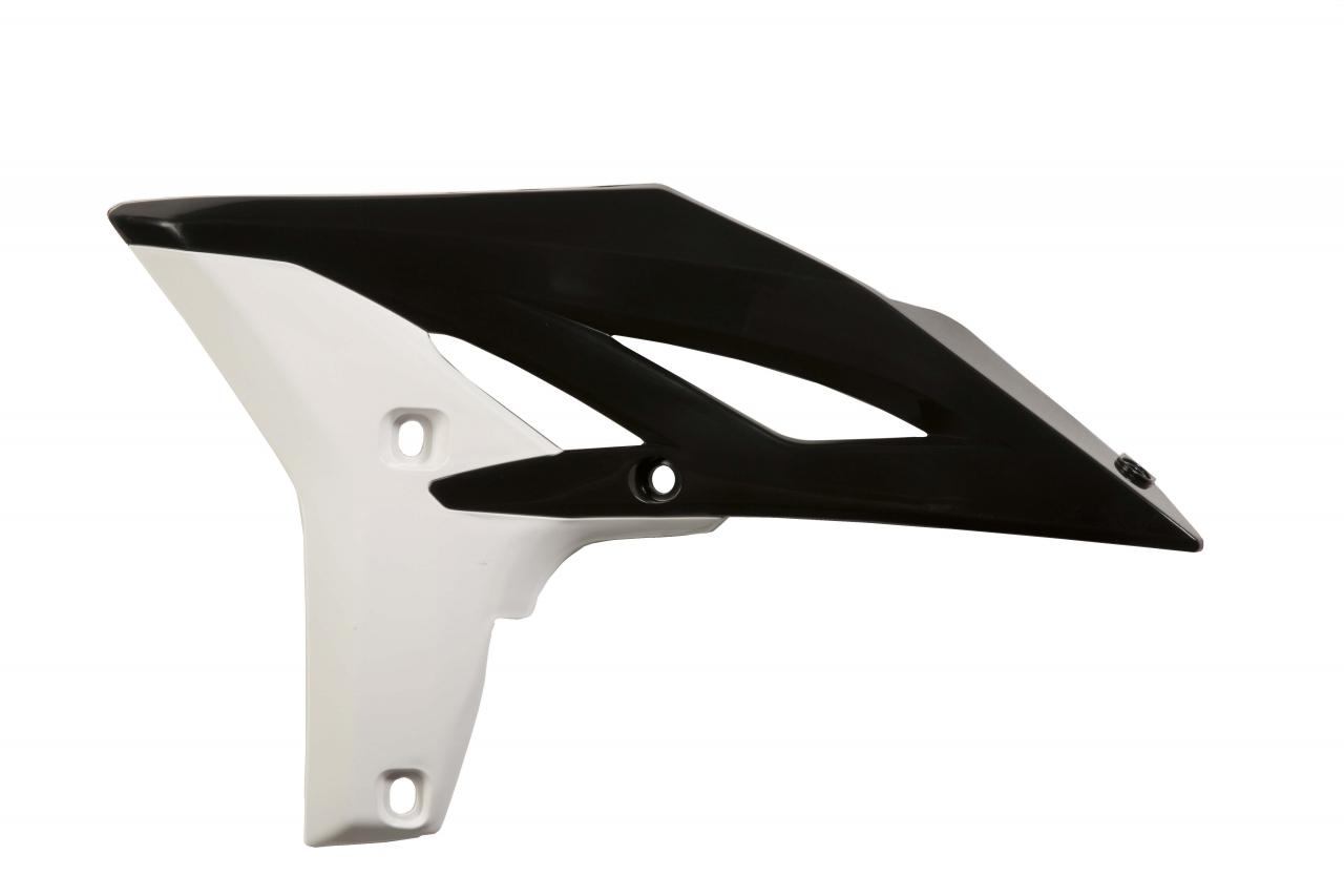 Acerbis Black/White 0013760.315 - Radiator Scoops - Yamaha Yzf250 2010-13, Wrf250 2012-14