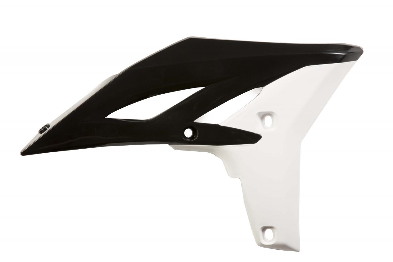 0013760.315 - Acerbis Radiator Scoops - Yamaha YZF250 2010-13, WRF250 2012-14 - Black/ White image 2