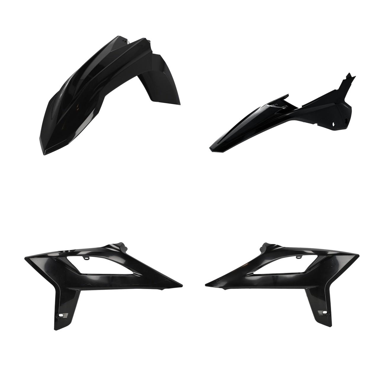 Acerbis Black 0024938.090 - Standard Plastics Kit - Beta Rr 125/200/250/350/390/430/480 2020-2022