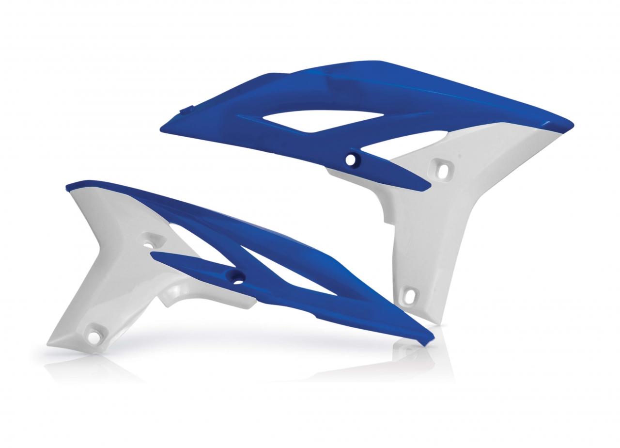 Acerbis Blue/White 0013760.245 - Radiator Scoops - Yamaha Yzf250 2010-13, Wrf 250/450 2012-14