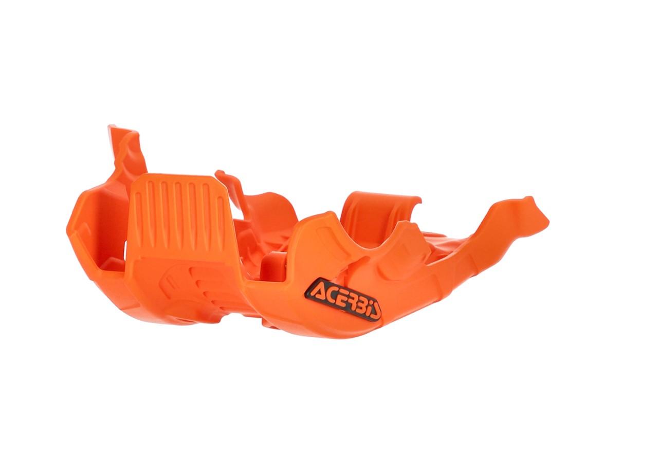 KTM XC 250 TPI 2023 - 2025 ACERBIS PLASTIC SKID GLIDE PLATE SUMP GUARD ORG - Image 4