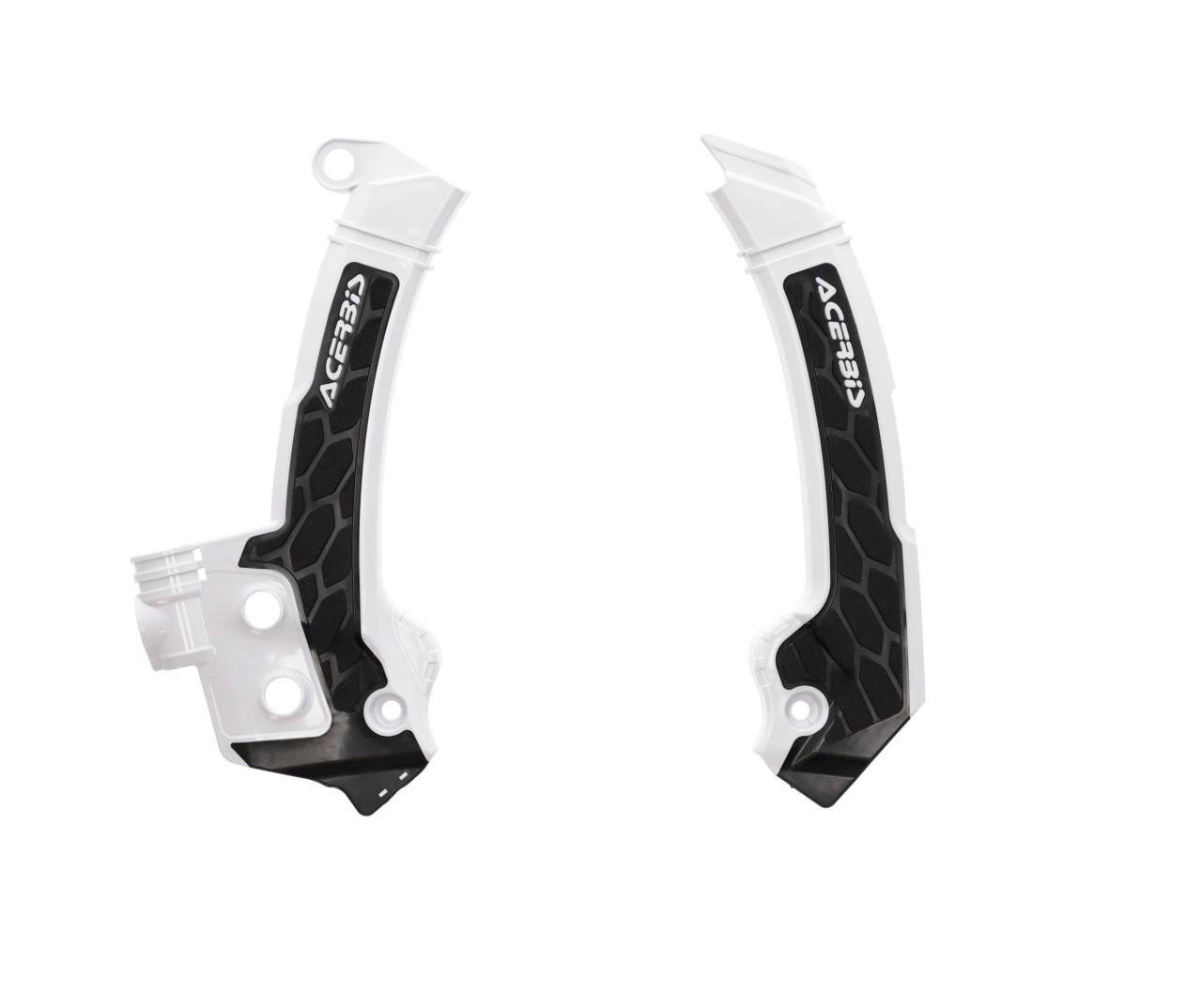 0025337.237 - Acerbis X-Grip Frame Guards - Husqvarna FC 250/350/450 & TC 125/250 2023-2025 - White/ Black