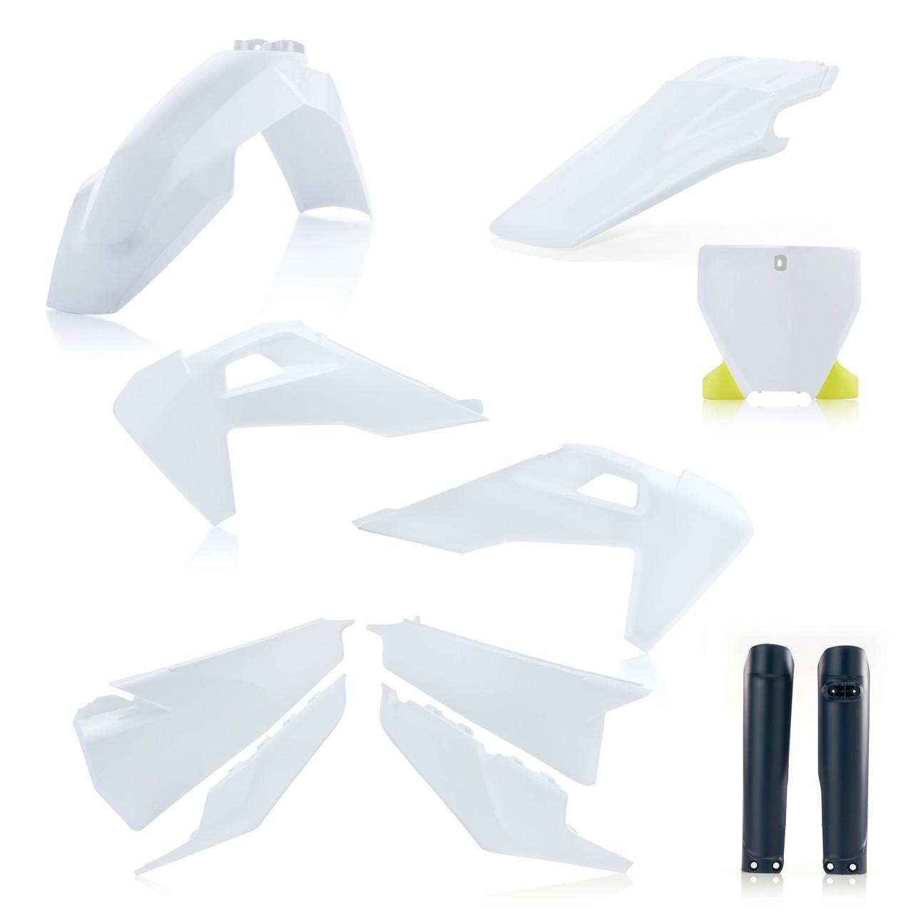 0023481.553.022 - Acerbis Full Plastics Kit - Husqvarna FC250/350 & TC125/250 2019-22 - OEM '22 (White/Navy)