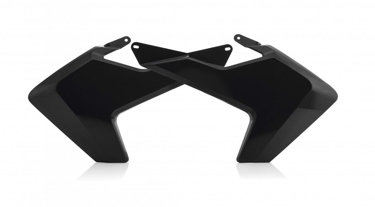 Acerbis Black 0021827.090 - Radiator Scoops - Husqvarna Tc/ Fc 250/ 350/ 450 2016-18