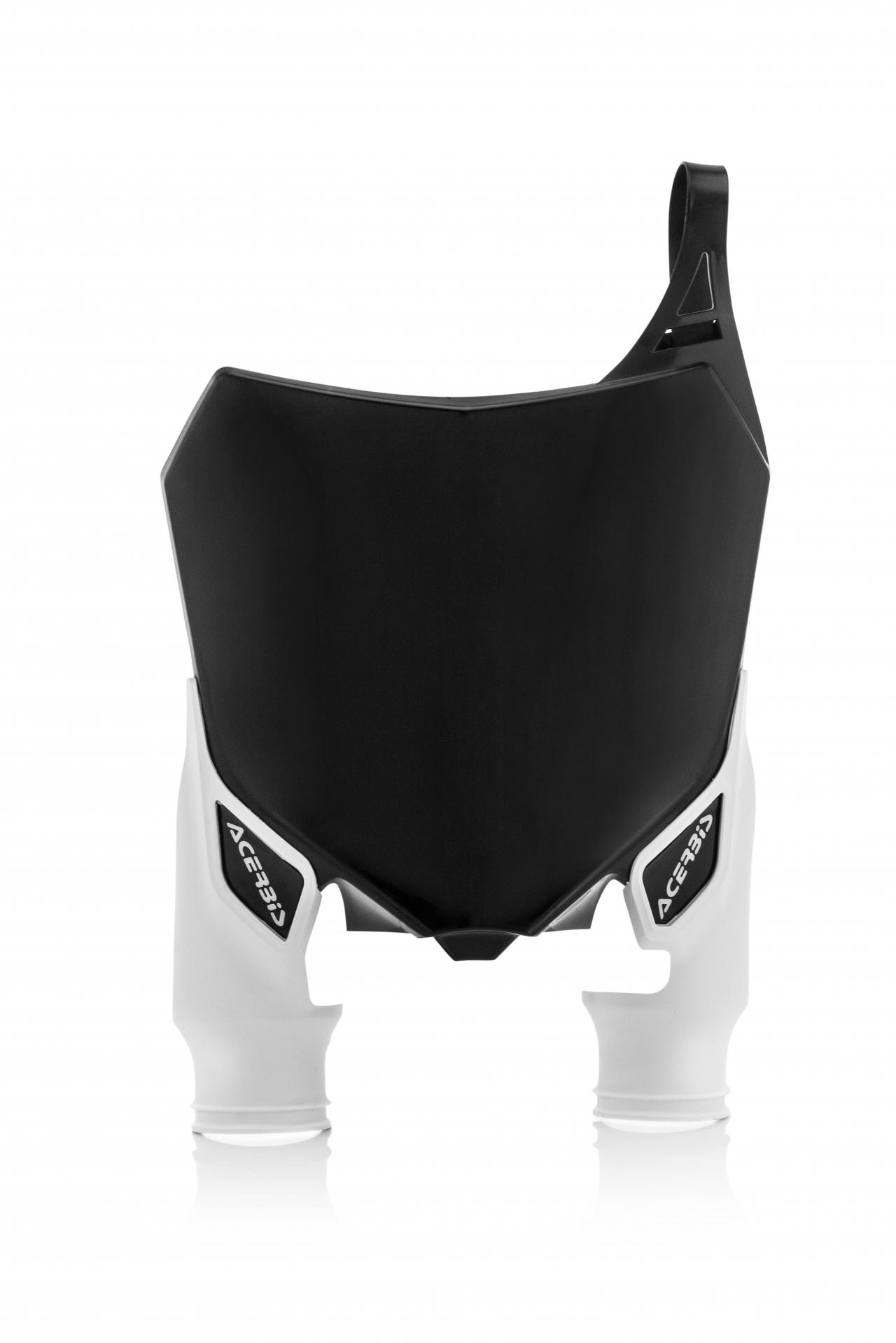 Acerbis Black/White Raptor Front Number Board - Honda Crf250r 2014-16, Crf450r 2013-16