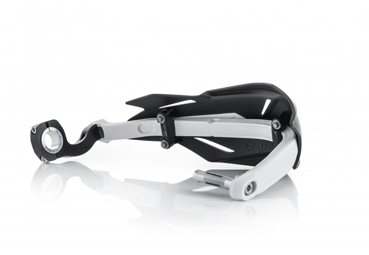 0022397.315 - Acerbis X-Factory Hand Guards - Black/ White image 2