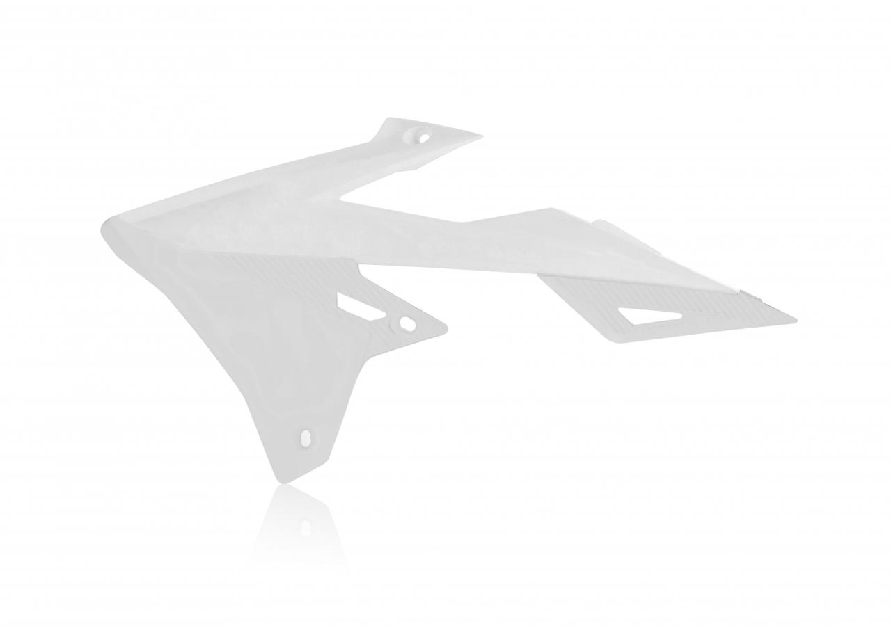 Acerbis White 0023061.030 - Radiator Scoops - Suzuki Rmz250 2019-2025, Suzuki Rmz450 2018-2025