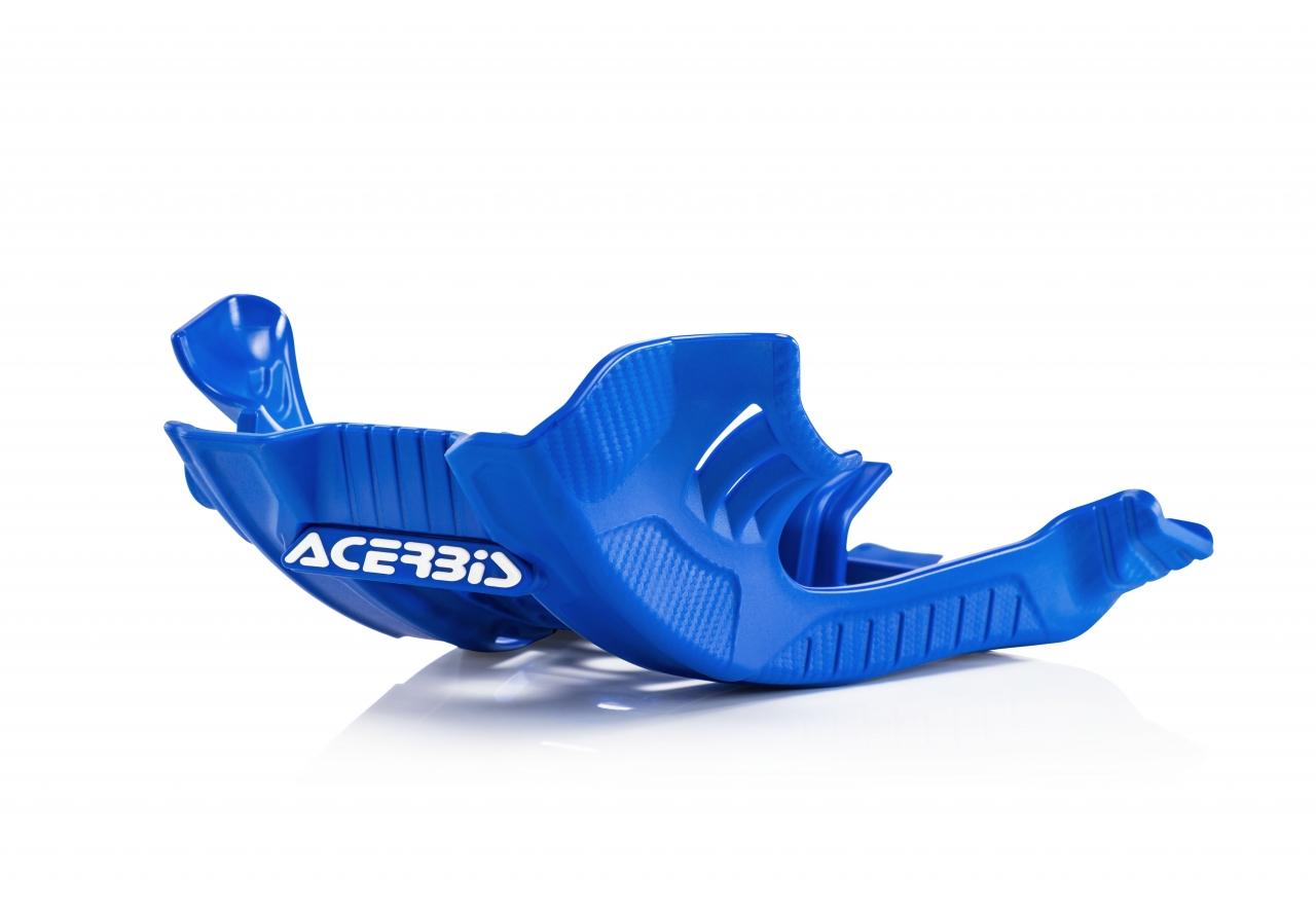 0023922.245 - Acerbis Skid Plate - Yamaha YZ125 2006-2025 - Blue/ White