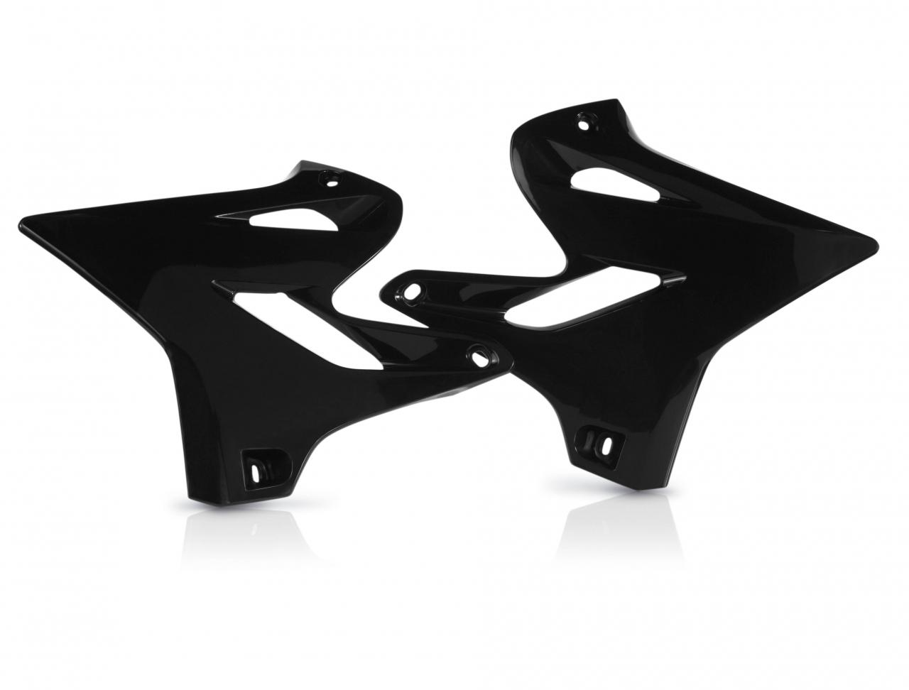 Acerbis Black 0017871.090 - Radiator Scoops - Yamaha Yz 125/250 2015-21, Wr 125/250 2015-21