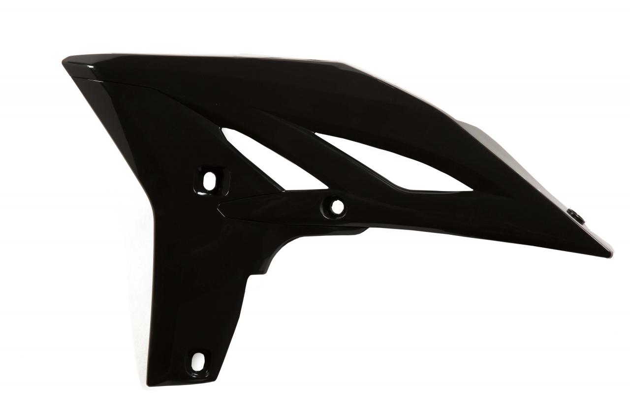 Acerbis Black 0013760.090 - Radiator Scoops - Yamaha Yzf250 2010-13, Wrf250 2012-14