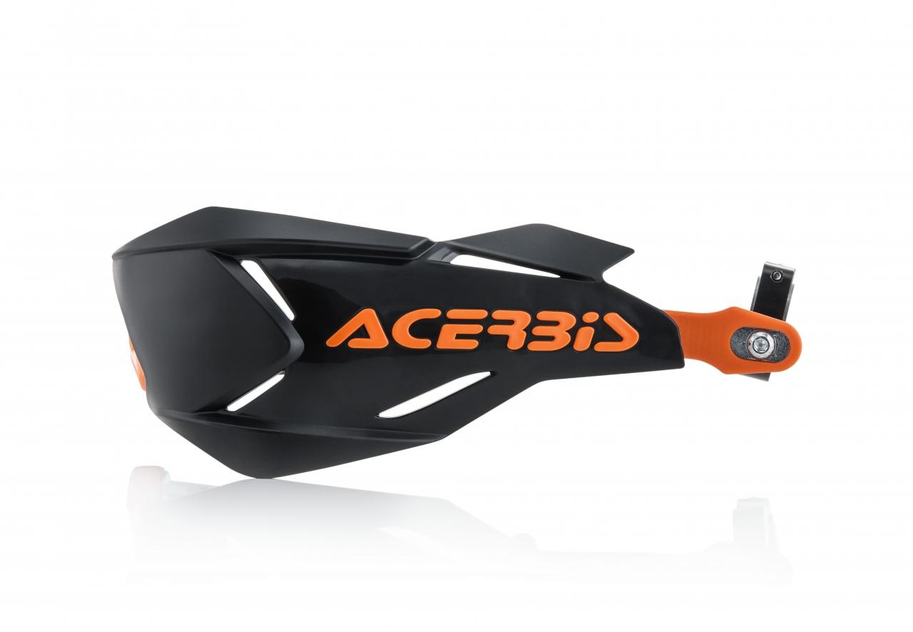 Acerbis X-Factory Motocross Enduro Motorcycle Hand Guards Black Orange - Image 5