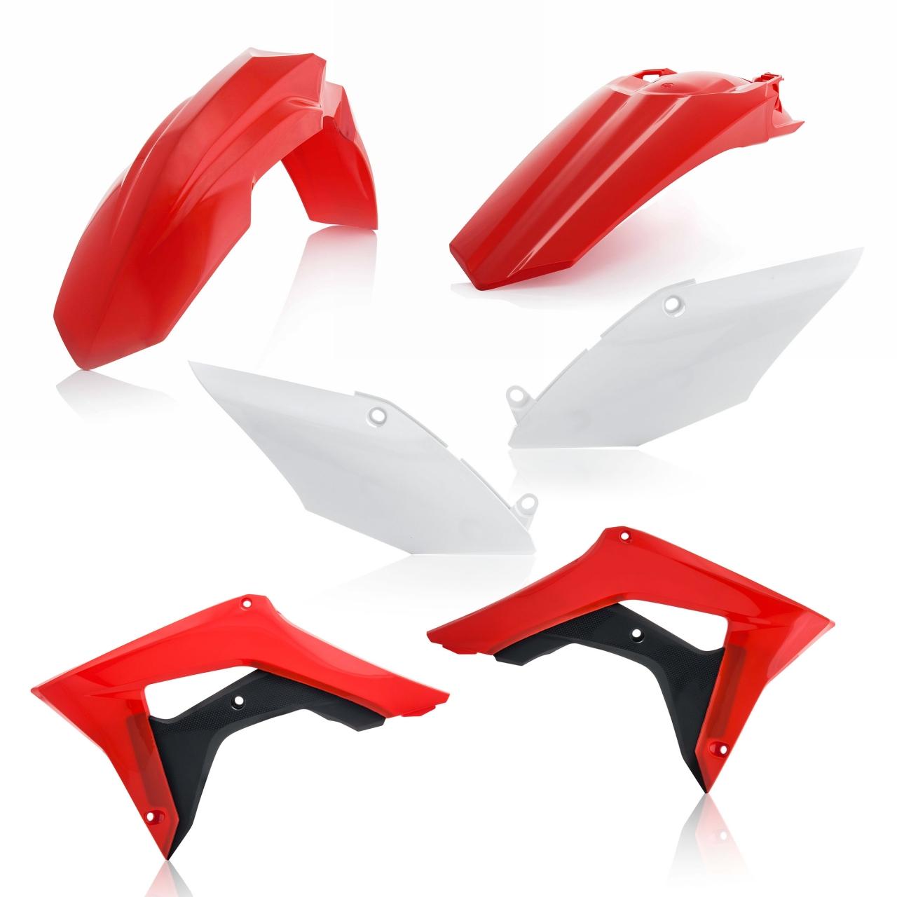 Acerbis Oem 0023616.553 - Full Plastics Kit - Honda Crf250r 2019 - (Red/White)