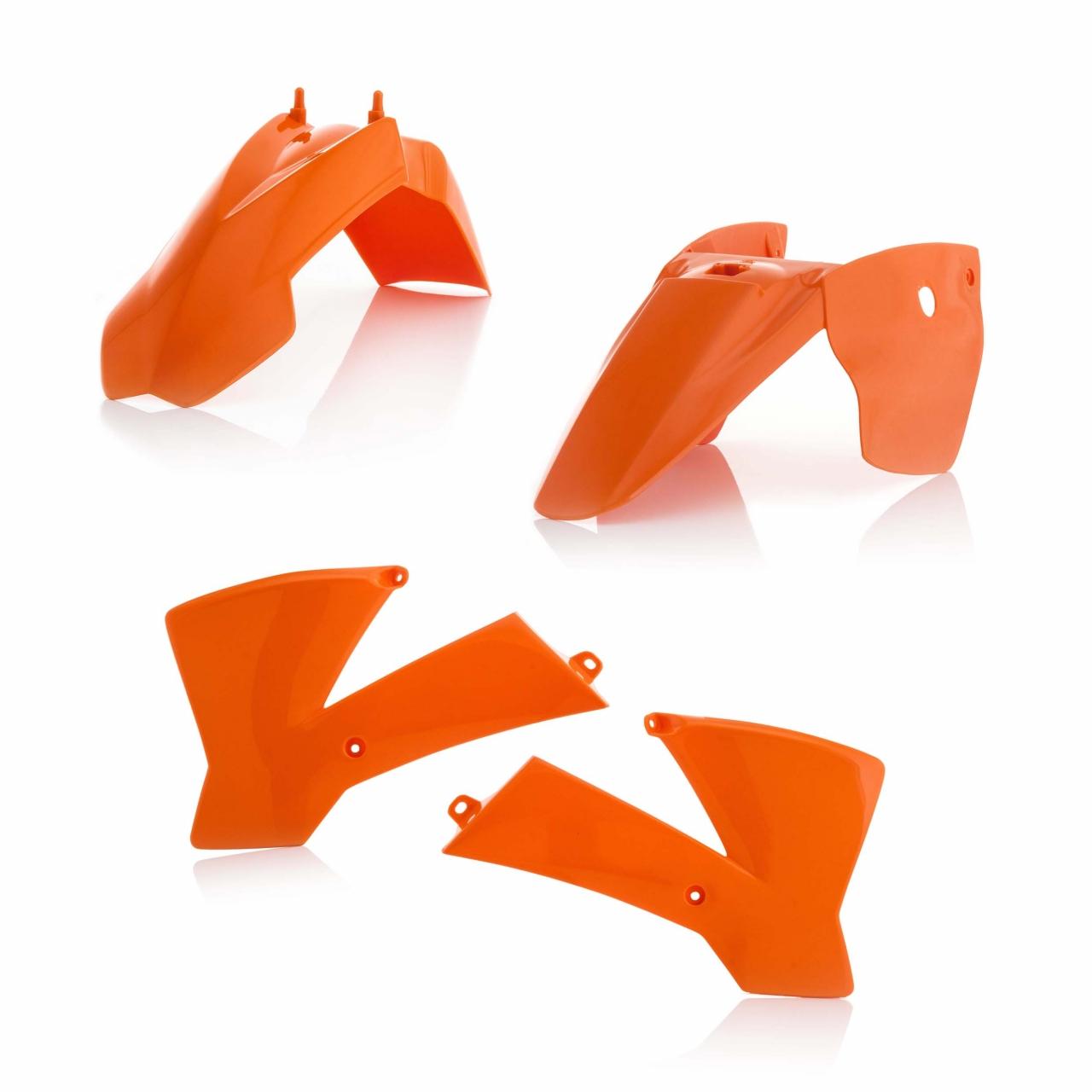 Acerbis Orange 0007522.553.003 - Standard Plastics Kit - Ktm Sx65 2004-08