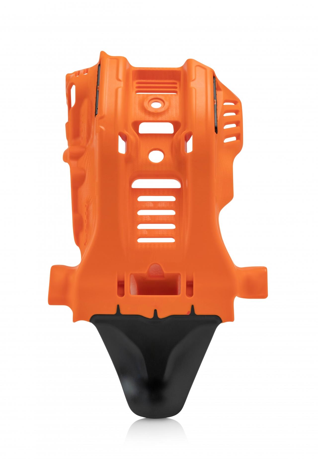 0023660.209 - Acerbis Skid Plate - KTM SX250 & XC 250/300 & Husqvarna TC250 2019-22 - Orange/ Black image 2