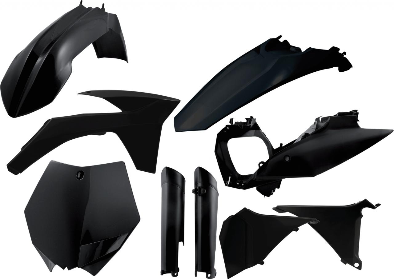 0015702.090 - Acerbis Full Plastics Kit - KTM SX 125/150/250 2012, SXF 250/450/505 2011-12 - Black