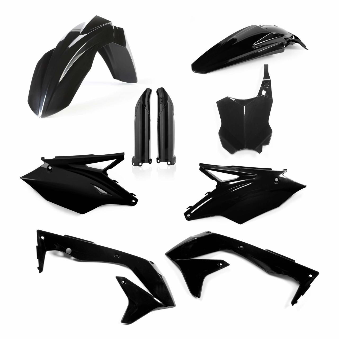 0021843.090 - Acerbis Full Plastics Kit - Kawasaki KXF450 2016-17 - Black