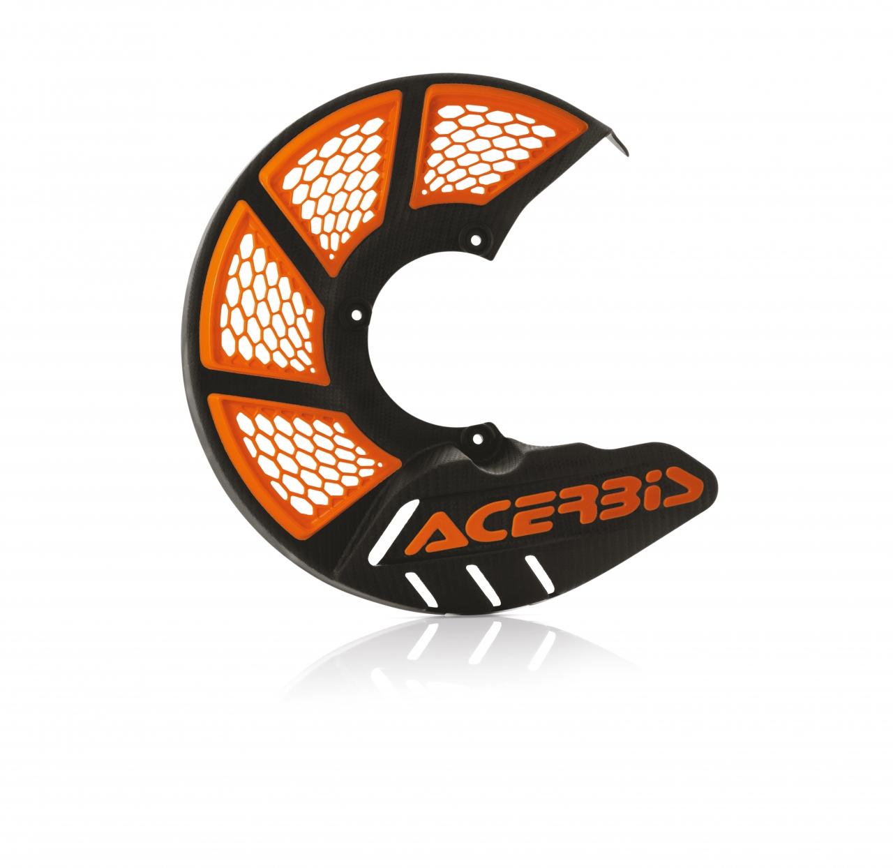 0022264.313 - Acerbis X-Brake 2.0 Front Vented Disc Cover - Orange/ Black