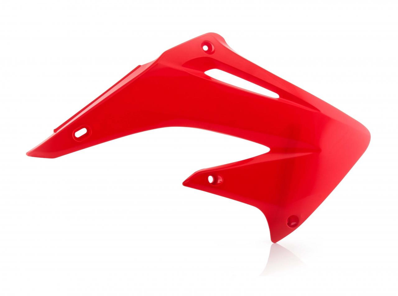 Acerbis Red 0003879.110.990 - Radiator Scoops - Honda Cr 125/ 250 2002-07