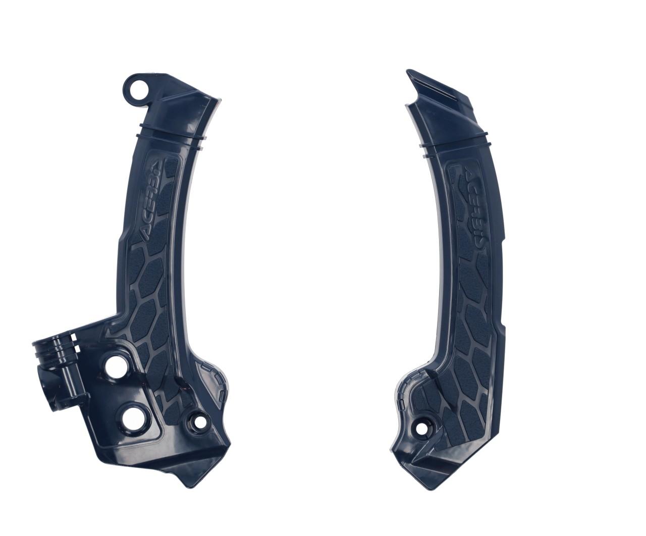 0025337.246 - Acerbis X-Grip Frame Guards - Husqvarna TC 125/250 & FC 250/350/450 2023-2025 - Blue