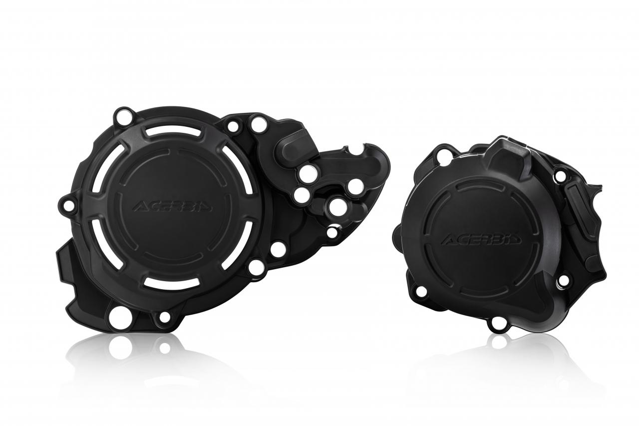 Acerbis X-Power Engine Covers Kit - Beta RR & X-Trainer 2018-2025 - Black