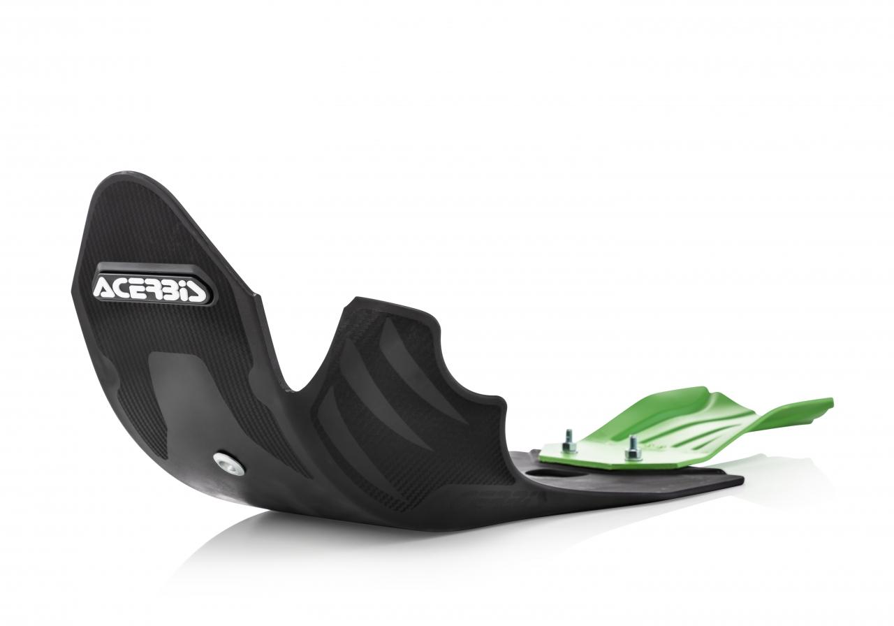 Acerbis Black/Green 0023701.325 - Skid Plate - Kawasaki Kxf250 2021-23, Kxf450 2019-23