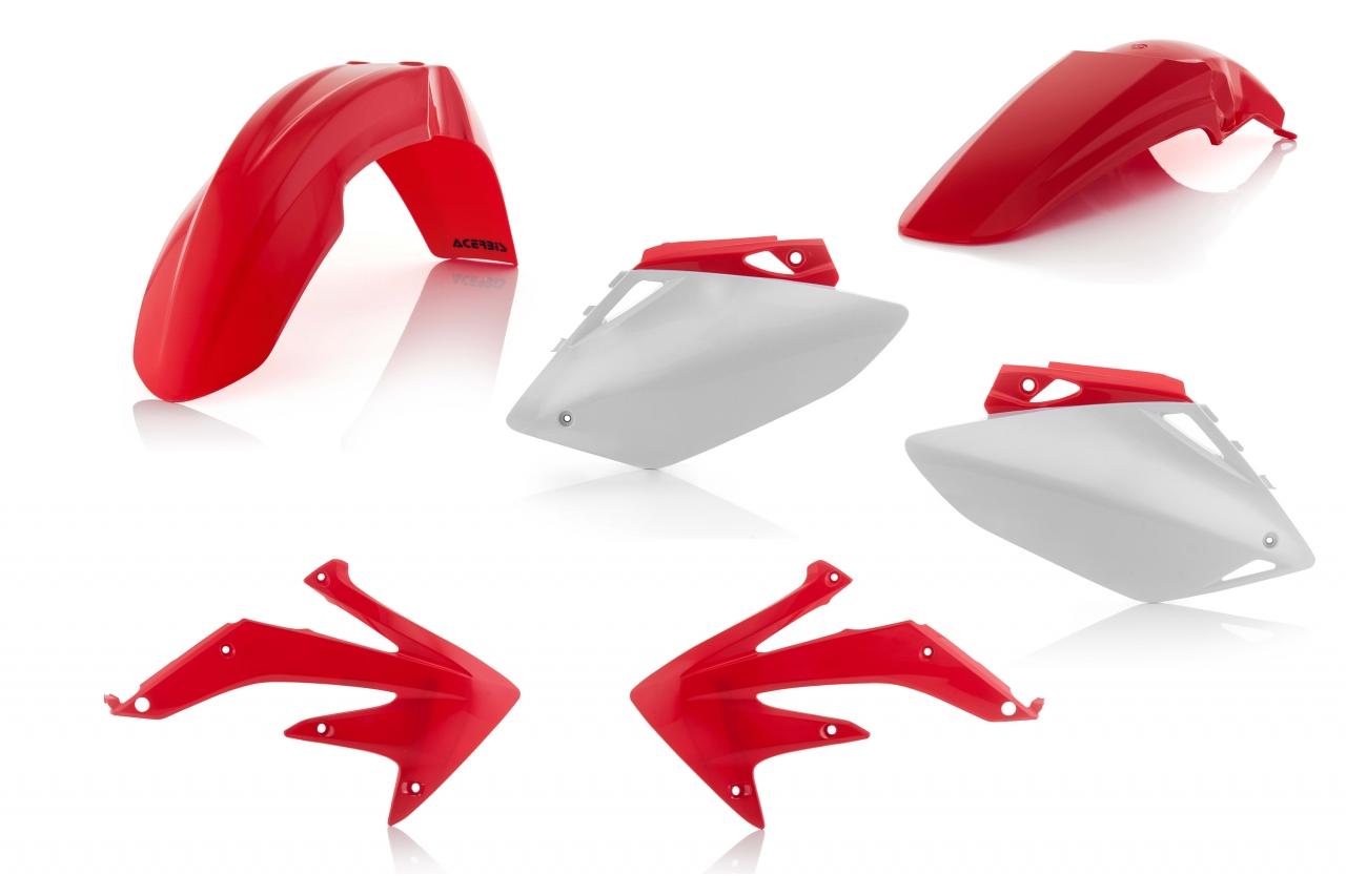 0010295.553 - Acerbis Standard Plastics Kit - Honda CRF450R 2007-08 - OEM (Red/White)