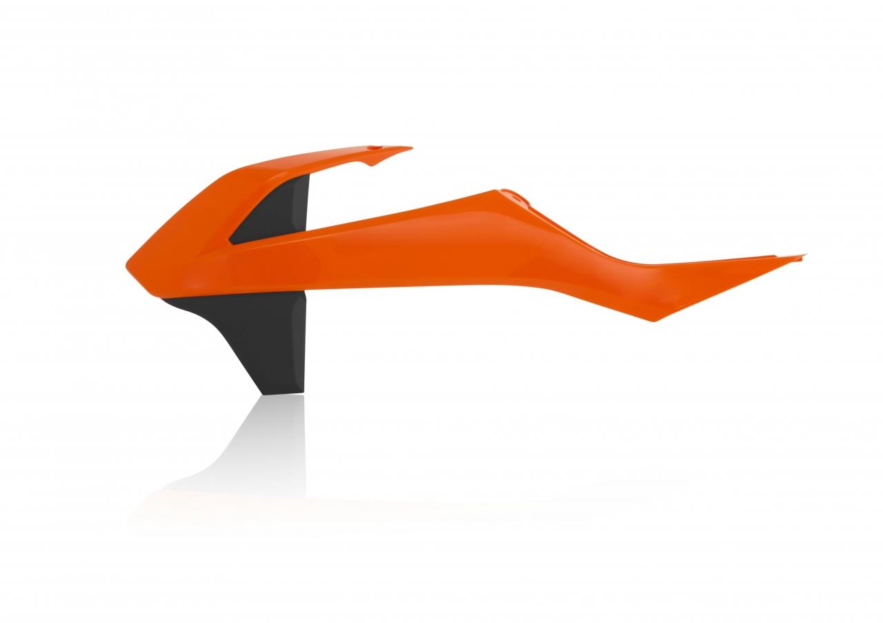 Acerbis Orange/Black 0022928.209.016 - Radiator Scoops - Ktm Sx85 2018-23