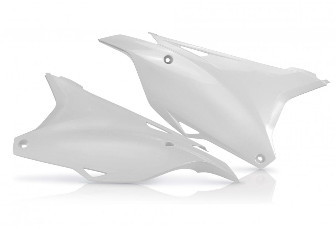 Acerbis White 0017243.030 - Side Panels - Kawasaki Kx85 2014-2024, Kx100 2014-2021
