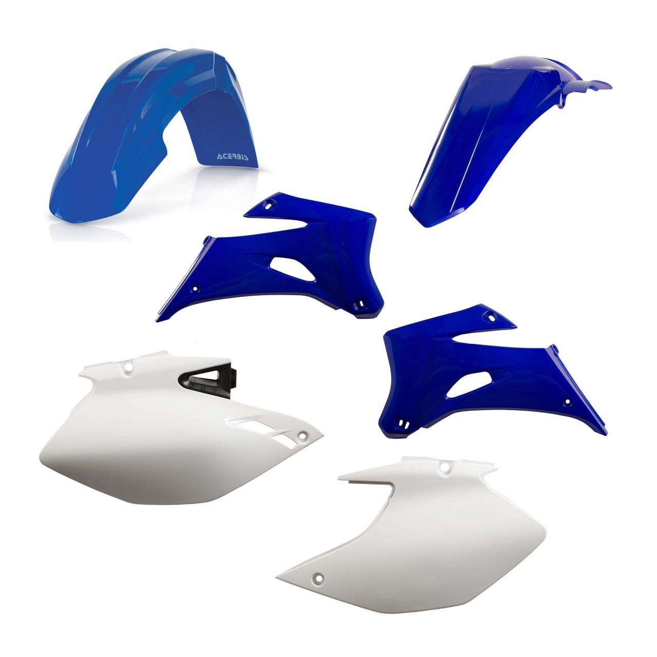 Acerbis Oem 0011513.553 - Standard Plastics Kit - Yamaha Wrf250 2007-13, Wrf450 2007-11 - (Blue/White)