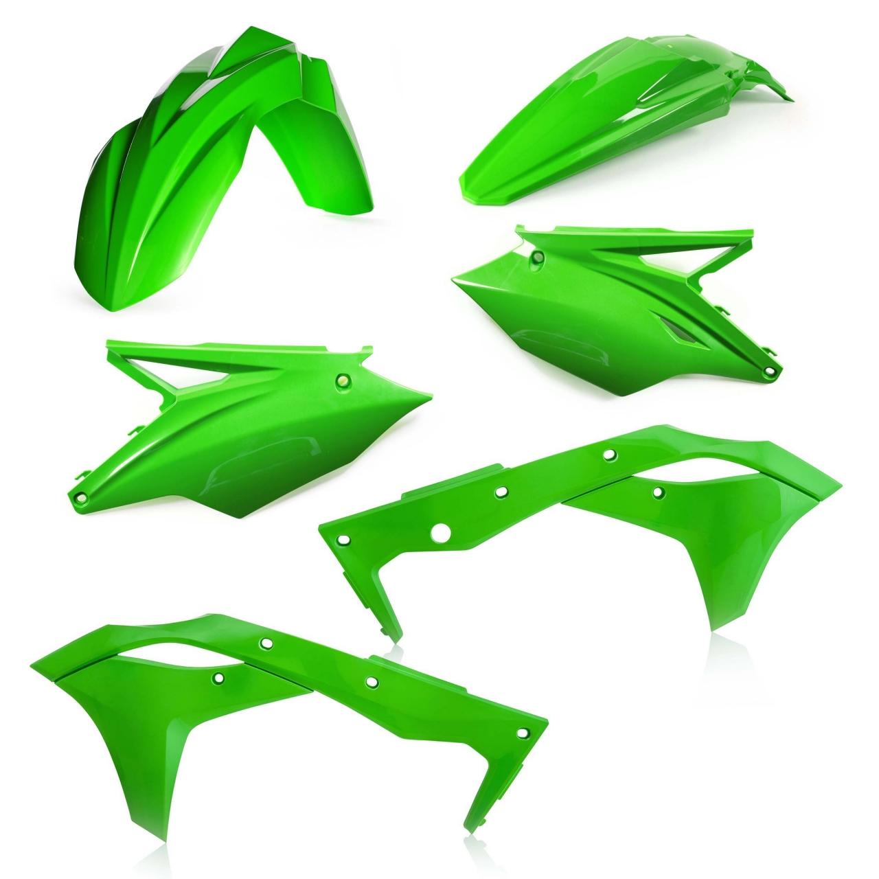 0022984.130 - Acerbis Standard Plastics Kit - Kawasaki KXF250 2018-20 - Green
