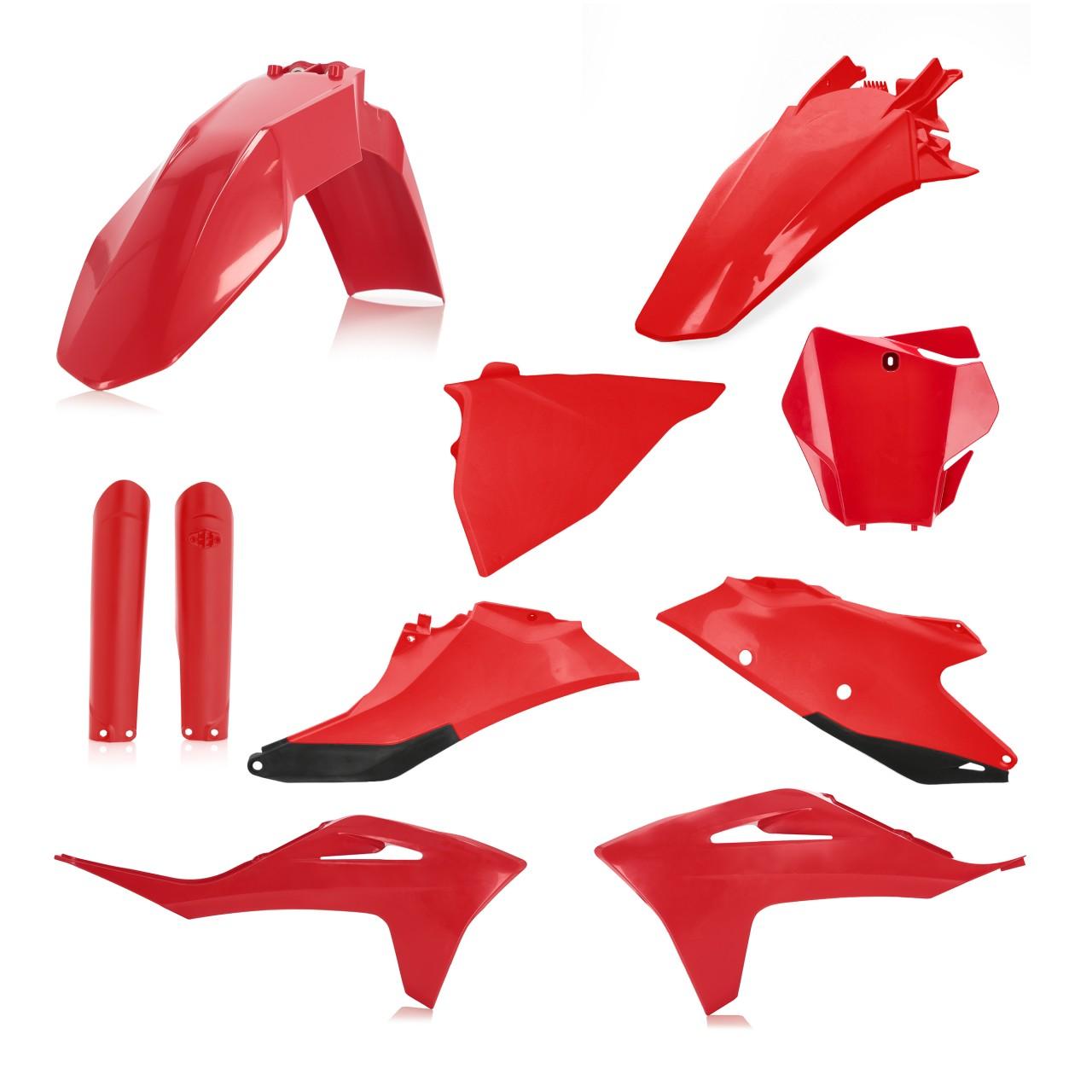 0024631.553 - Acerbis Full Plastics Kit - Gas Gas EX 250/350/450F & EX300 & MX125 2021-23 - OEM (Red)
