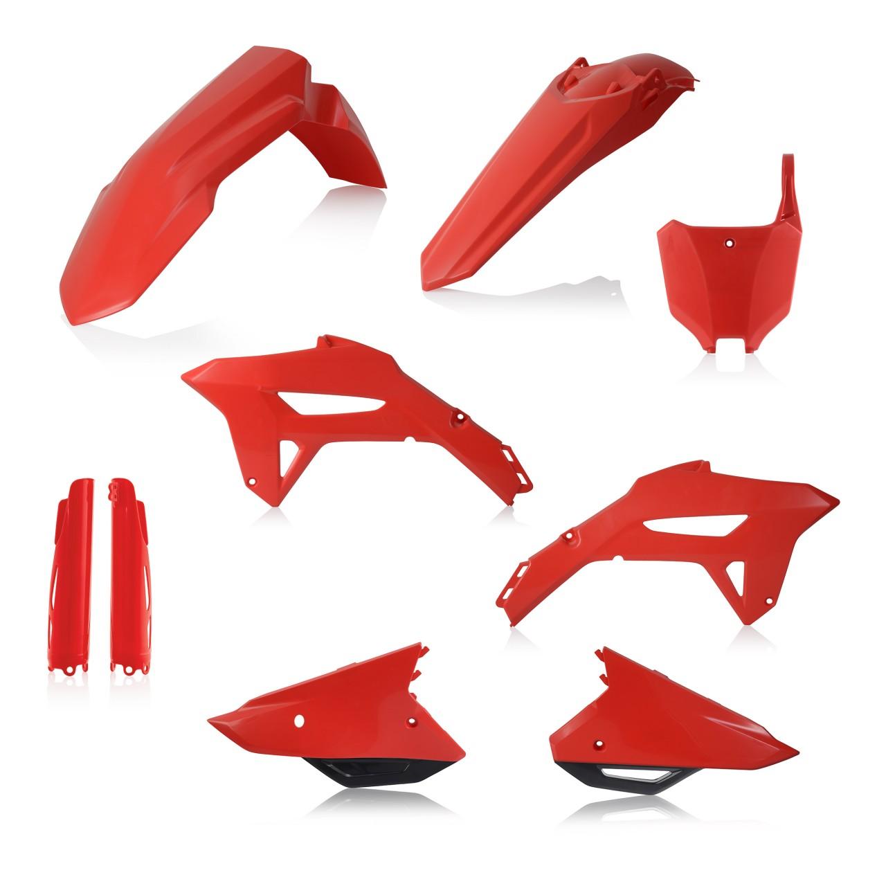 0024559.553 - Acerbis Full Plastics Kit - Honda CRF250R 2022-2024, CRF450R 2021-2024 - OEM (Red/White)