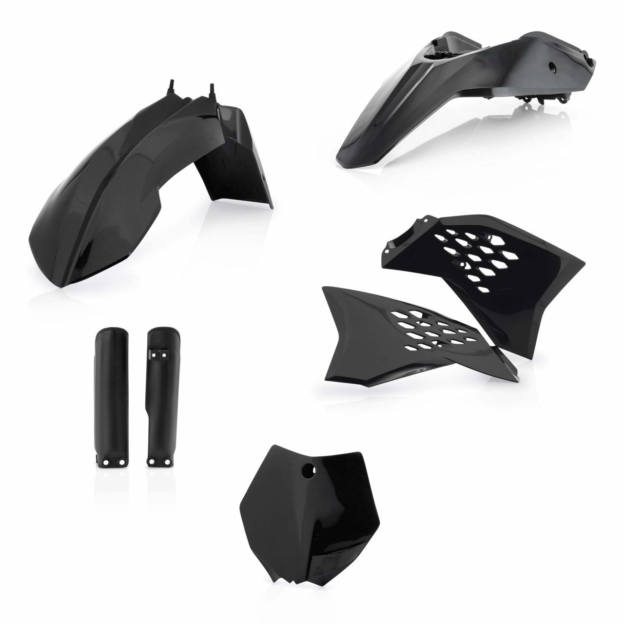 Acerbis Black 0016373.090 - Full Plastics Kit - Ktm Sx65 2009-11